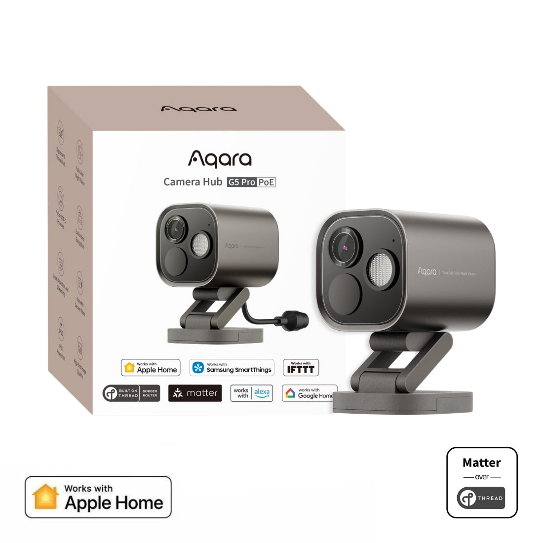 Aqara G5 PRO POE: AI-Powered Smart Camera with Matter HomeKit