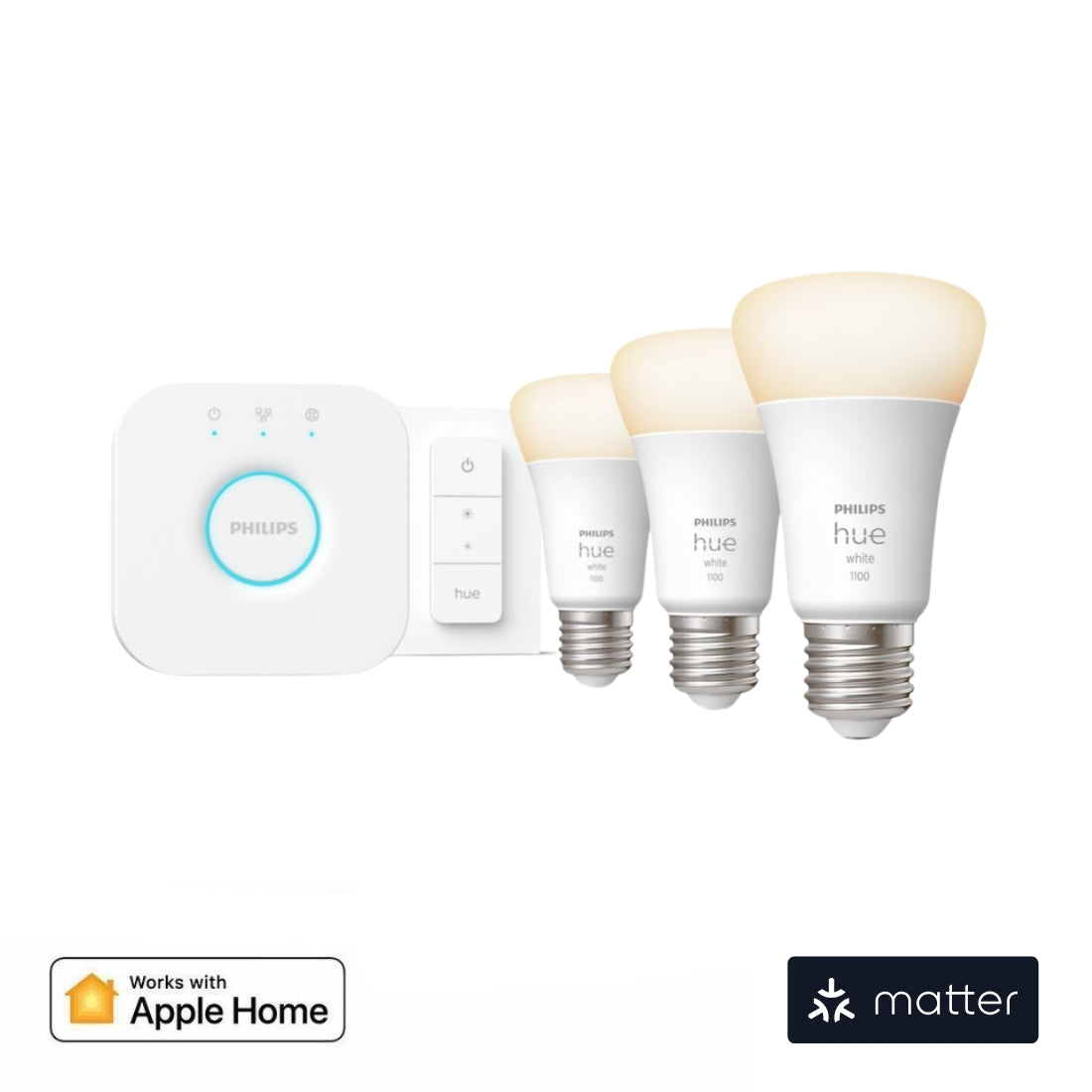 Viedais Apgaismojuma Komplekts Philips Hue 3xWhite E27 - Burzmart.lv