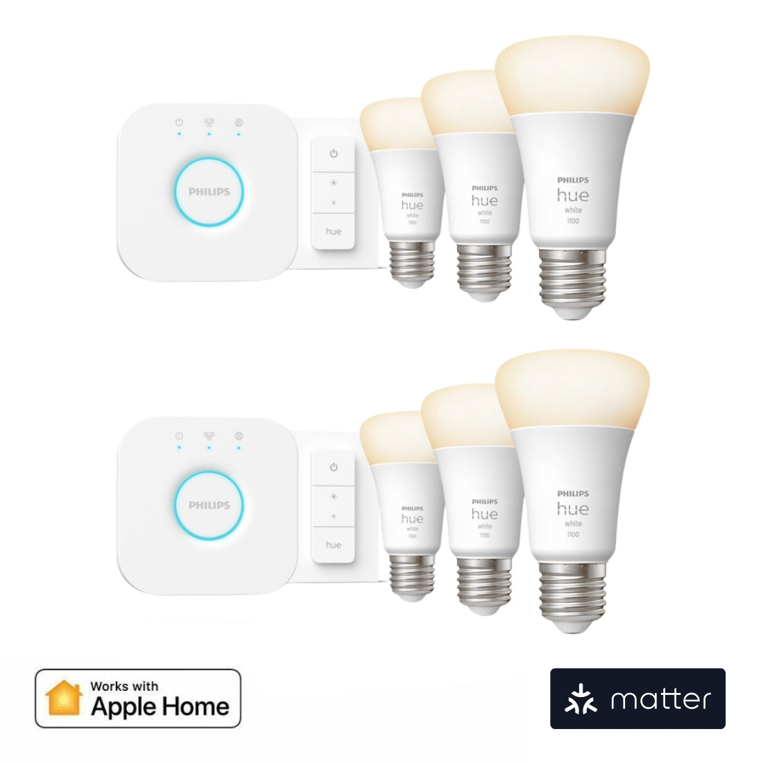 Viedais Apgaismojuma Komplekts Philips Hue 3xWhite E27 - Burzmart.lv