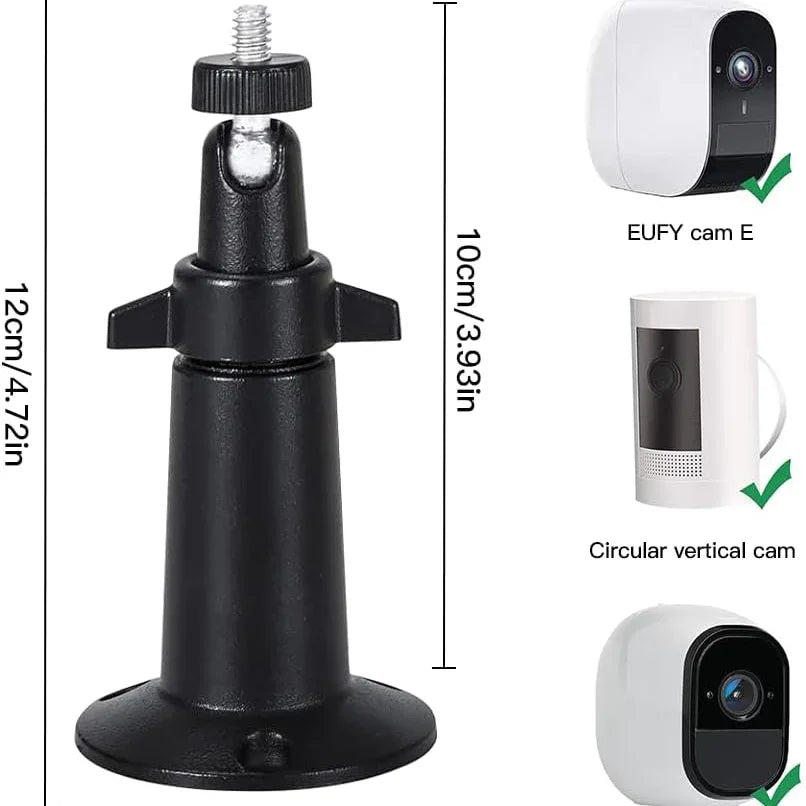 Sienas Stiprinājums Viedām Kameram 1/4″ ABS - Burzmart.lv