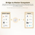 Viedais Centrmezgls Sonoff Zigbee Matter Bridge - Burzmart.lv