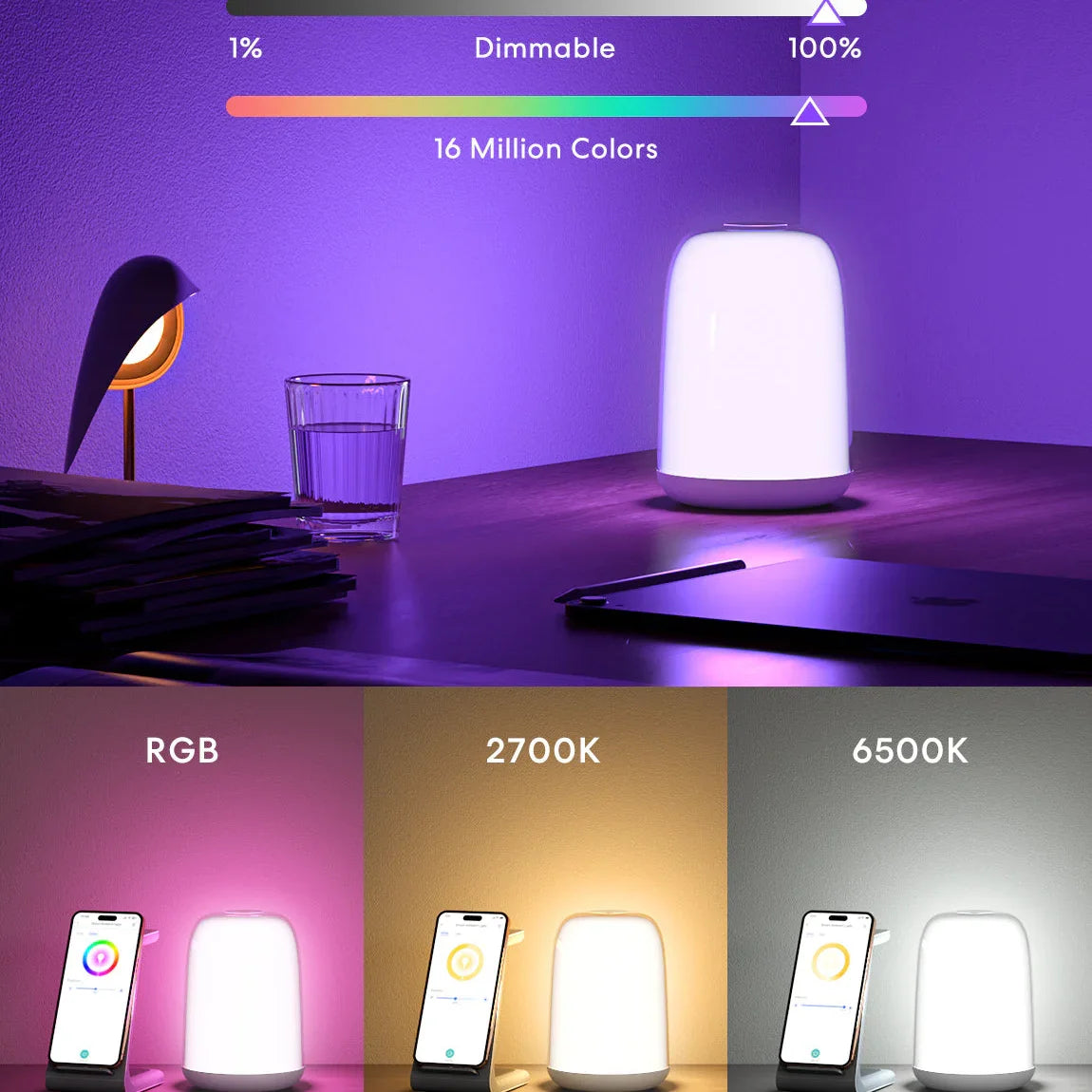 Viedā Galda Lampa Meross 430J - Burzmart.lv