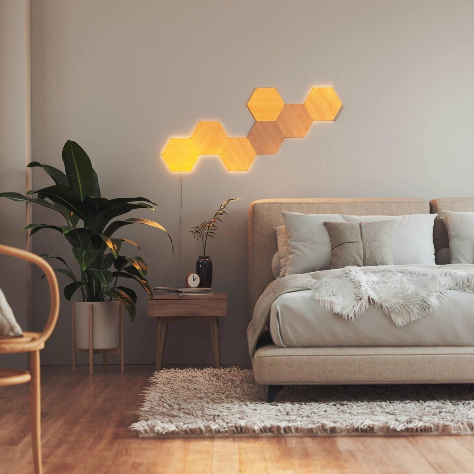 Viedā Sienas Lampa Nanoleaf Elements Hexagons - Burzmart.lv