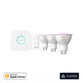 Viedais Apgaismojuma Komplekts Philips Hue 3xWhite and color ambiance GU10 - Burzmart.lv