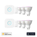 Viedais Apgaismojuma Komplekts Philips Hue 3xWhite and color ambiance GU10 - Burzmart.lv