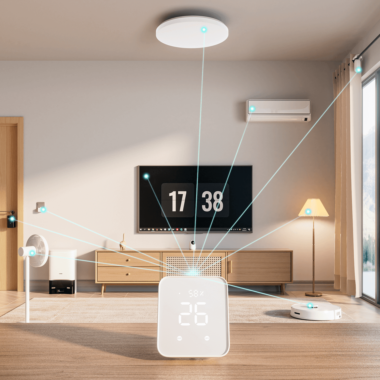 Viedais Centrmezgls SwitchBot Hub 2 - Burzmart.lv