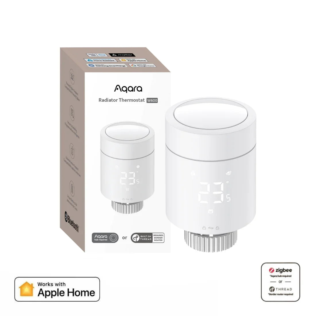 Viedais Radiatora Termostats Aqara W600 - Burzmart.lv