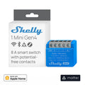 Viedais Relejs Shelly 1 Mini Gen4 (Matter) - Burzmart.lv