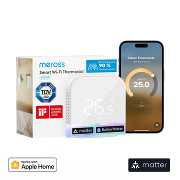 Viedais termostats Meross MTS215 Matter - Burzmart.lv