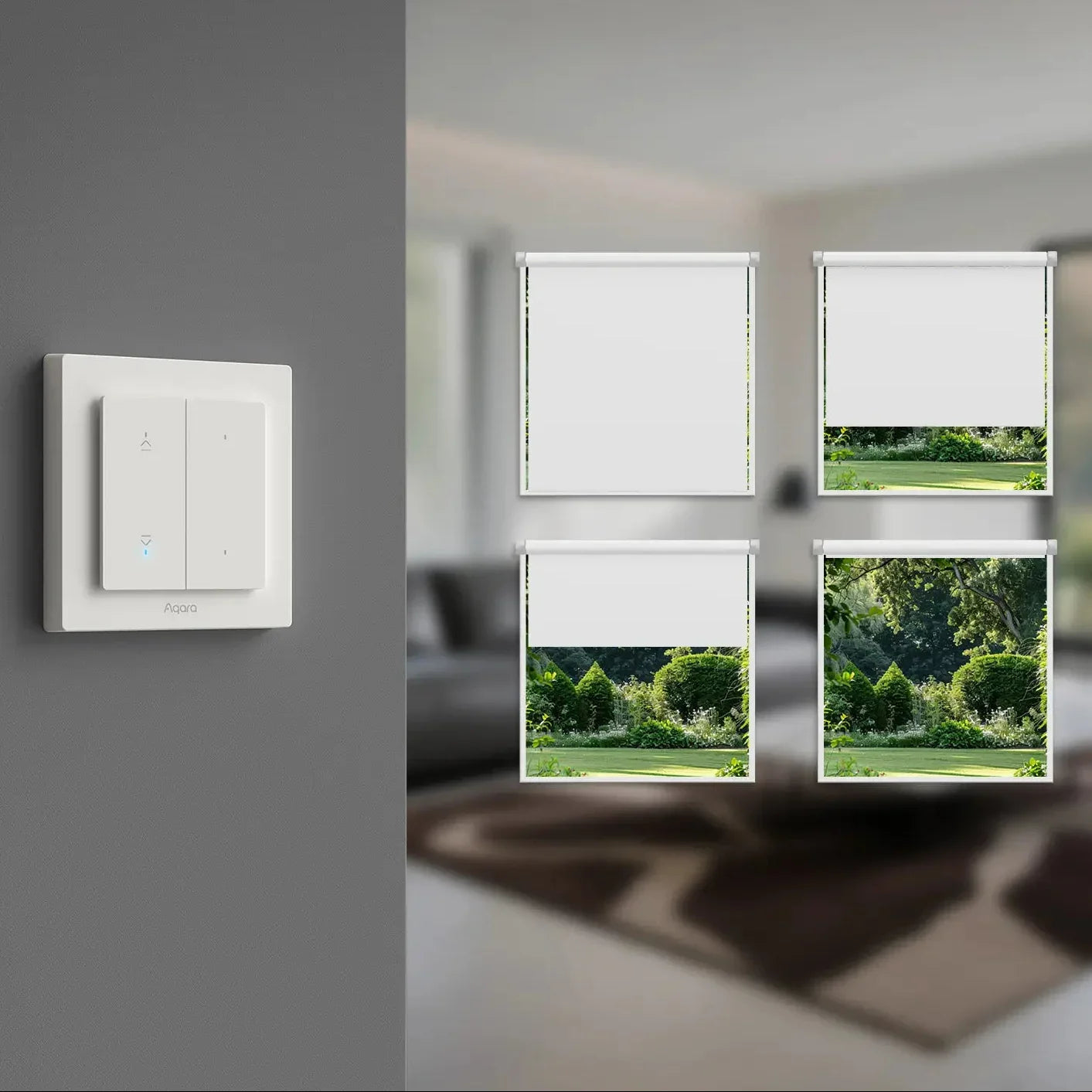 Viedais Žalūziju Slēdzis Aqara H2 EU - Burzmart.lv